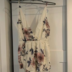 Style rack flower print romper